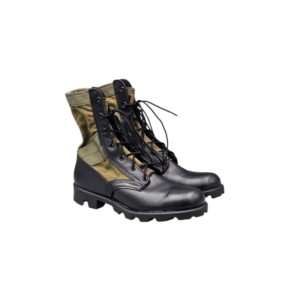 Altama Mens Size 8 R US Army Green Canvas Military Tactical Jungle Combat Boots